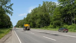 На Прикарпатті ремонтують трасу Н18 Івано Франківськ Тернопіль