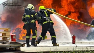 У центрі Івано-Франківська ліквідували пожежу на 500 м²