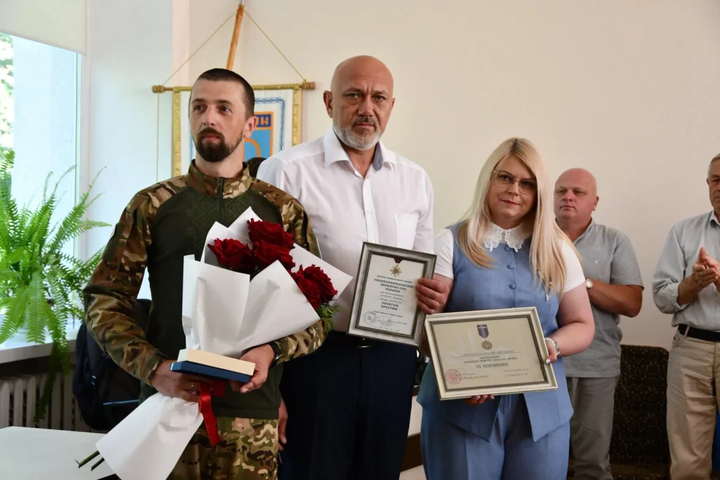 На Рогатинщині нагородили воїна Назара Скорбача