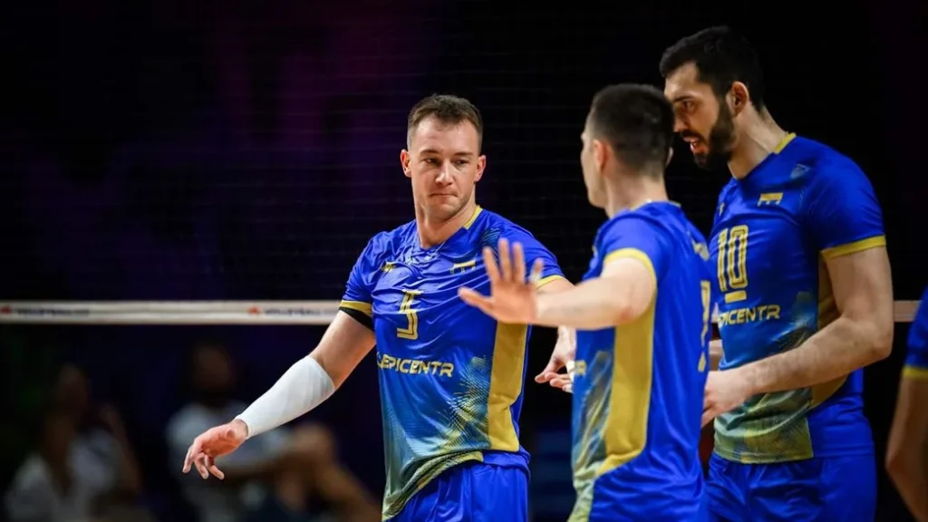 Україна вперше обіграла Бразилію у Лізі націй з волейболу
