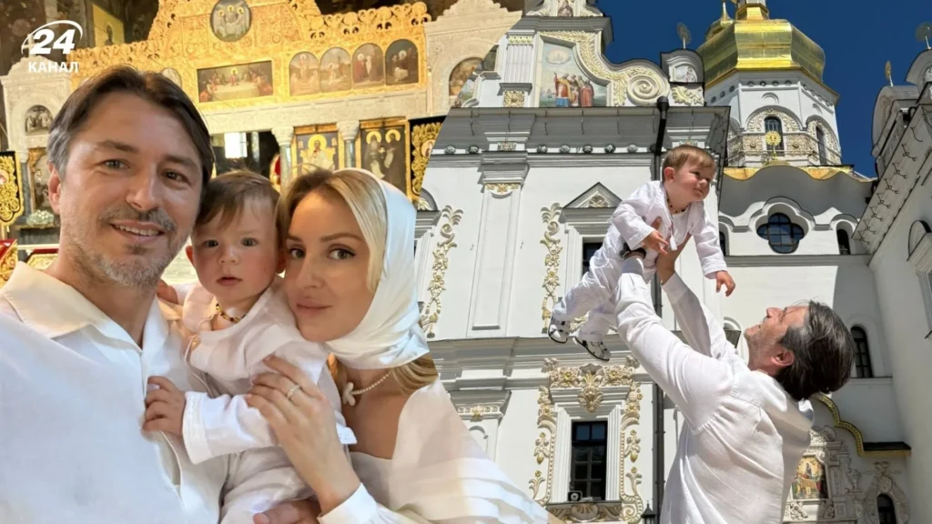 Сергій Притула похрестив сина у Києво-Печерській лаврі