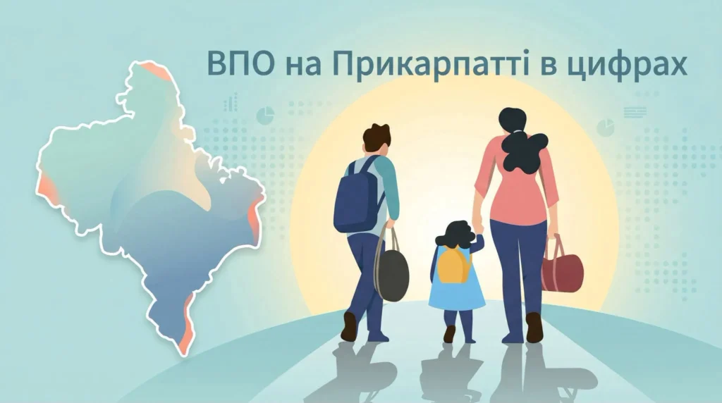 На Прикарпатті облікують понад 109 тисяч переселенців