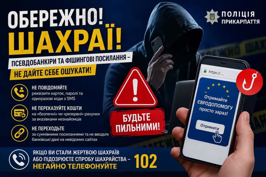 На Прикарпатті шахраї виманили понад 114 тисяч гривень
