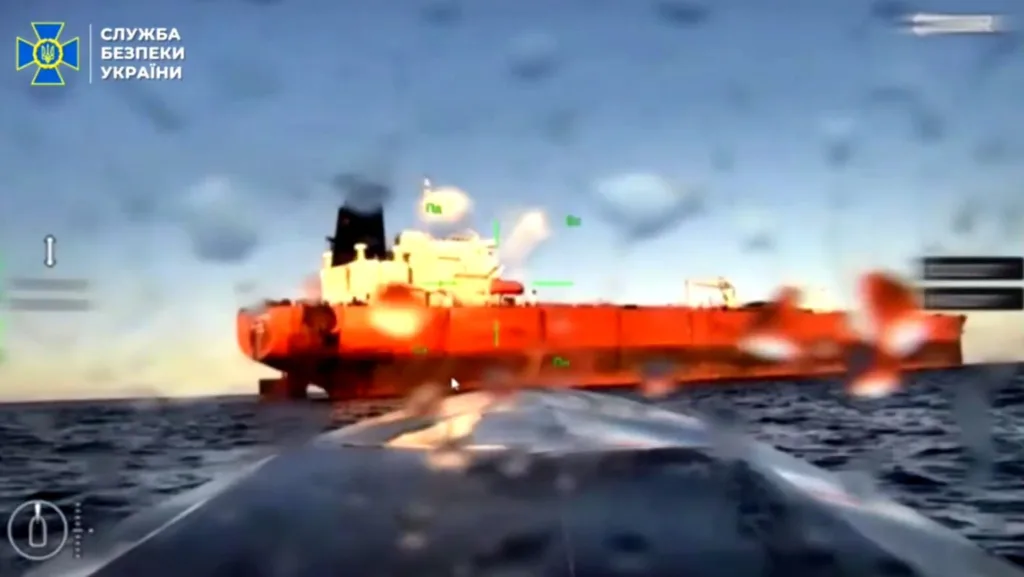Морські дрони «Мамай» уразили два танкери РФ у Чорному морі