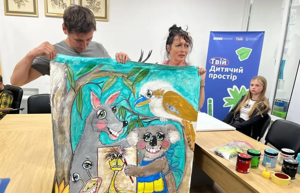 В Івано-Франківську провели арттерапію для родин захисників